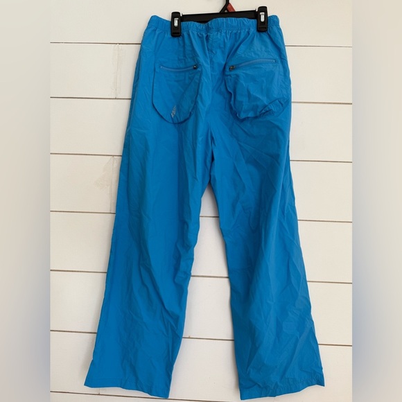 Free People Movement Fly By Night Pants NWOT Size S Wavy Blue - Picture 10 of 10
